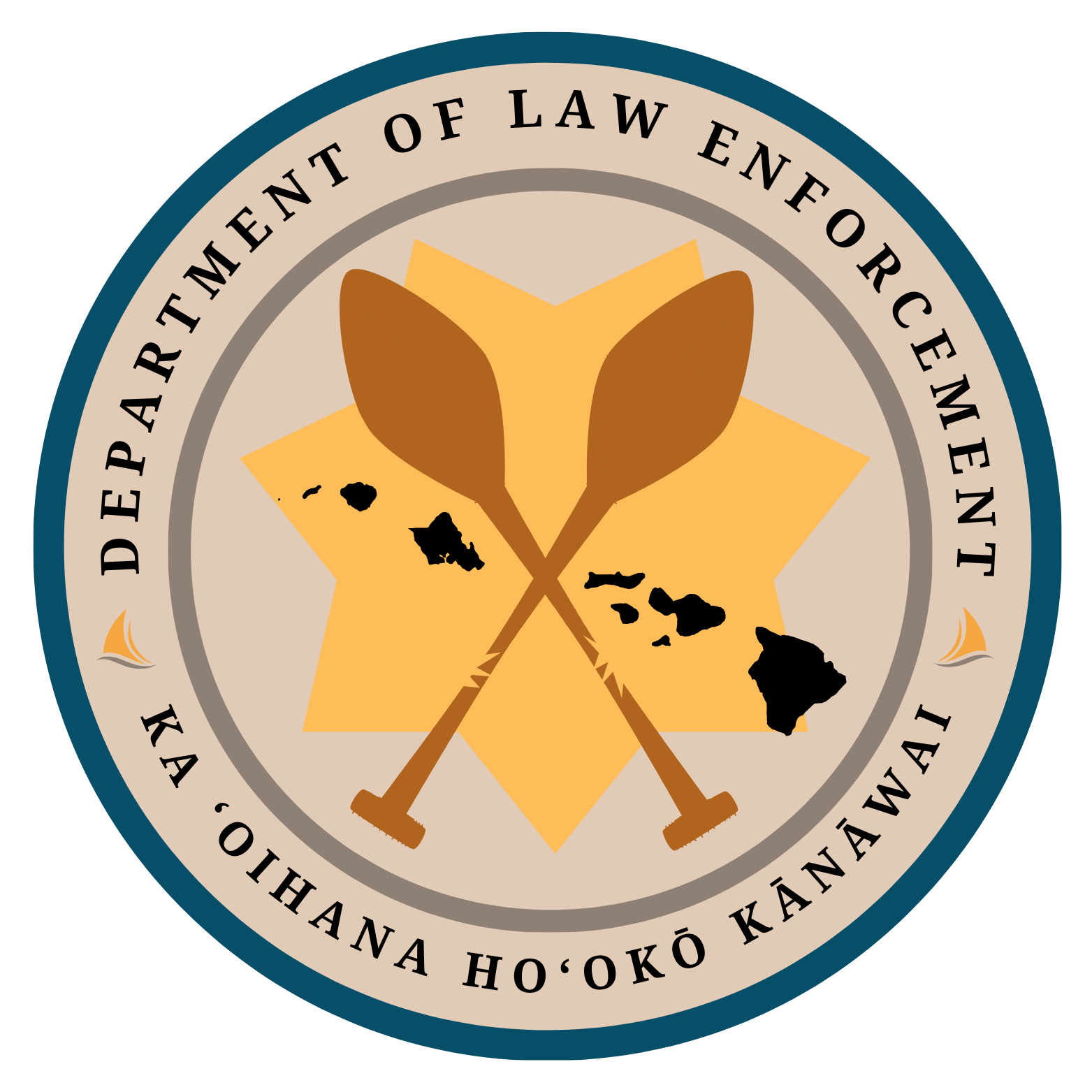Seal of the Department of Law Enforcement of the State of Hawaii